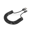 Primavera Tipo retráctil C Cable de carga rápida USB